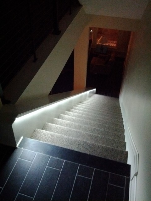 Мрачный дизайн лестницы