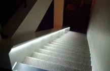 Мрачный дизайн лестницы